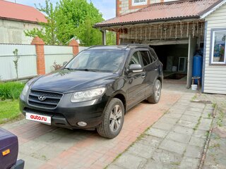 2008 Hyundai Santa Fe II, чёрный, 1250000 рублей, вид 3