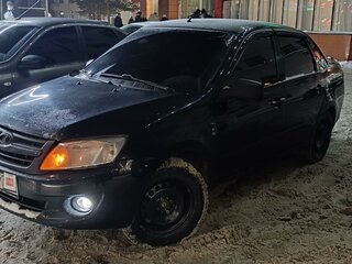 2013 Lada (ВАЗ) Granta I, чёрный, 380000 рублей, вид 1