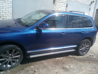 2008 Volkswagen Touareg I Рестайлинг, синий, 1650000 рублей, вид 2