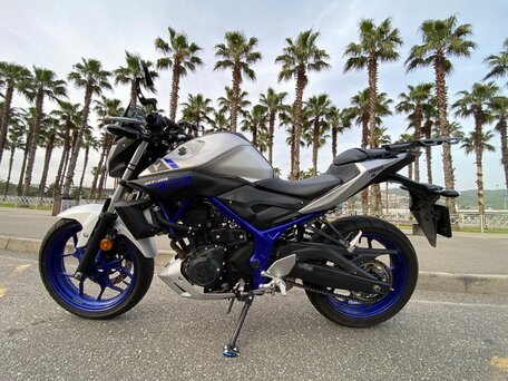 2015 Yamaha MT-03, синий, 449999 рублей, вид 4