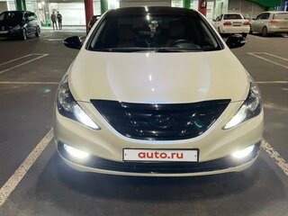 2011 Hyundai Sonata VI (YF), белый, 1150000 рублей, вид 4