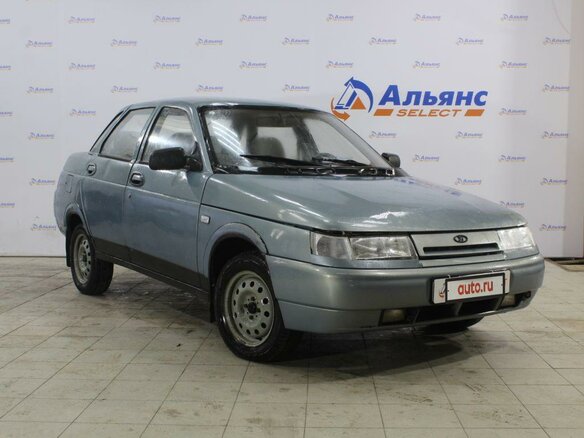 2002 Lada (ВАЗ) 2110, серый - вид 1