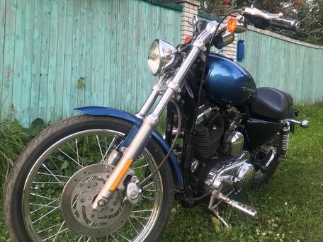2005 Harley-Davidson Sportster 1200, голубой, 606000 рублей, вид 3