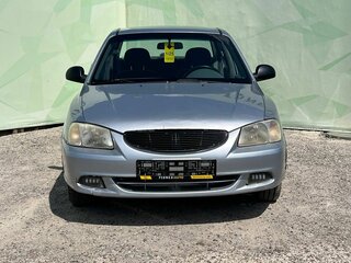 2008 Hyundai Accent ТагАЗ II, серебристый, 455000 рублей, вид 2