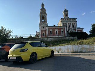 2006 Mazda 3 I (BK) Рестайлинг, жёлтый, 525000 рублей, вид 4