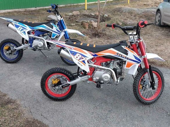 2025 Ataki Start YX125, синий, 69999 рублей