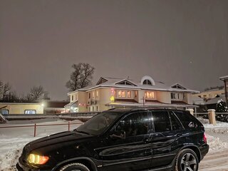 2000 BMW X5 4.4i I (E53), чёрный, 1090000 рублей, вид 2