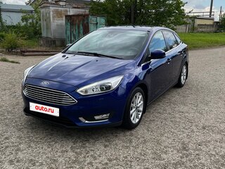 2017 Ford Focus III Рестайлинг, синий, 950000 рублей, вид 1