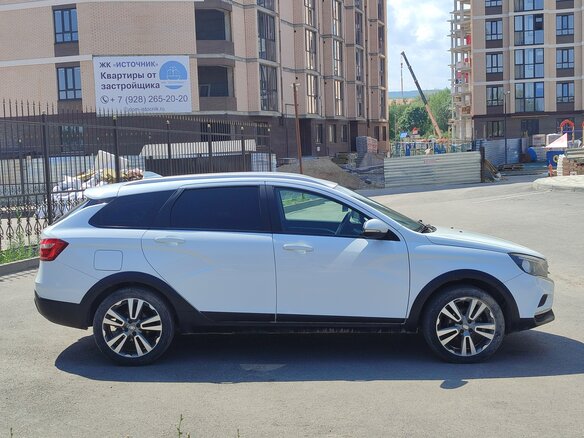 2021 Lada (ВАЗ) Vesta SW Cross I, белый, 950000 рублей - вид 5
