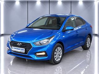 2019 Hyundai Solaris II, синий, 1415000 рублей, вид 1
