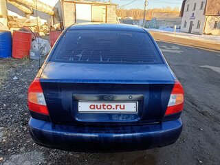 2007 Hyundai Accent ТагАЗ II, синий, 335000 рублей, вид 4