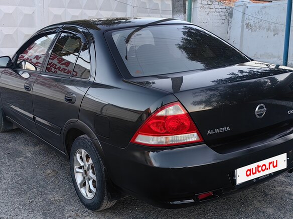 2007 Nissan Almera Classic I, чёрный, 430000 рублей - вид 6