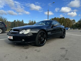 2003 Mercedes-Benz SL-Класс 350 V (R230), чёрный, 1550000 рублей, вид 1