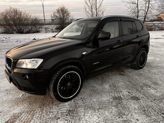 2013 BMW X3 20i xDrive II (F25), чёрный, 1850000 рублей, вид 3