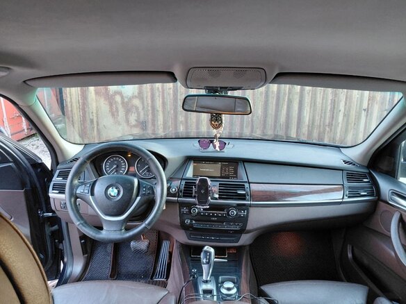 2009 BMW X5 30d II (E70), синий, 1800000 рублей - вид 11