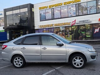 2014 Lada (ВАЗ) Granta I, серебристый, 420000 рублей, вид 4
