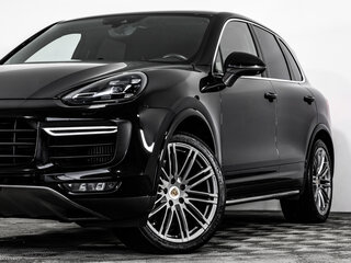 2015 Porsche Cayenne Turbo II Рестайлинг (958), чёрный, 3699000 рублей, вид 2
