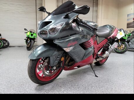 2007 Kawasaki ZX-14R, серый, 610000 рублей, вид 3