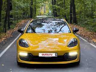 2022 Porsche Panamera Turbo S E-Hybrid Sport Turismo II Рестайлинг, жёлтый, 15000000 рублей, вид 1