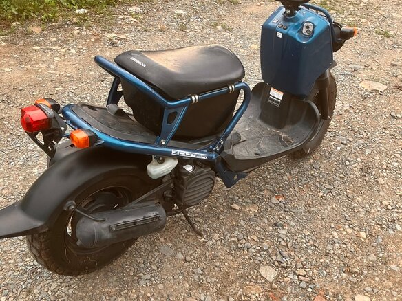 2010 Honda Zoomer, синий, 80000 рублей - вид 8