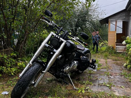 1998 Yamaha XVS400 Drag Star, чёрный, 300000 рублей, вид 4