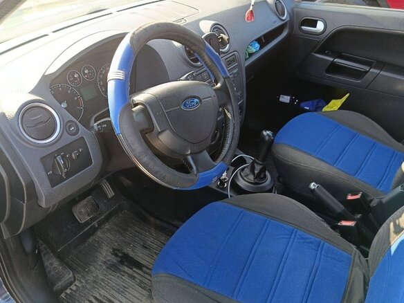 2008 Ford Fusion I Рестайлинг, синий, 490000 рублей - вид 6