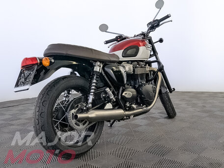 2021 Triumph Bonneville T100, красный, 885000 рублей, вид 2