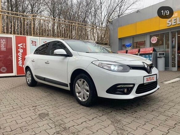 2013 Renault Fluence I Рестайлинг, белый - вид 1