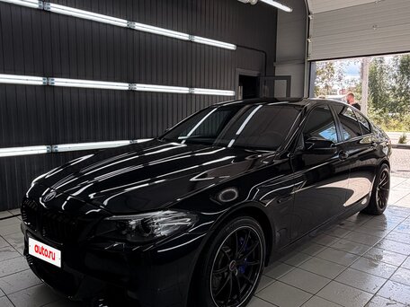2014 BMW 5 серии 528i xDrive VI (F10/F11/F07) Рестайлинг, чёрный, 2200000 рублей, вид 4