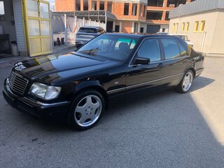 1997 Mercedes-Benz S-Класс 600 Long III (W140) Рестайлинг, чёрный, 5500000 рублей, вид 2