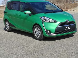 2017 Toyota Sienta II, зелёный, 1450000 рублей, вид 4