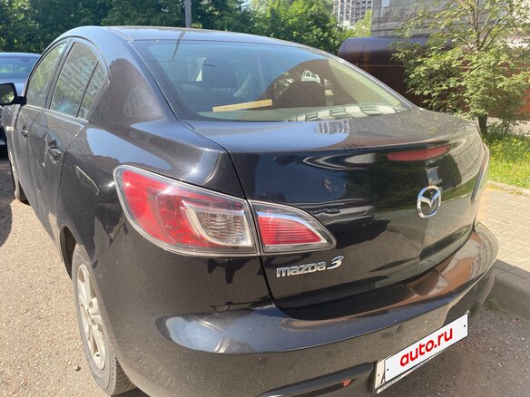 2011 Mazda 3 II (BL) Рестайлинг, чёрный - вид 12