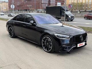 2021 Mercedes-Benz S-Класс 450 Long 4MATIC VII (W223), чёрный, 12000000 рублей, вид 2