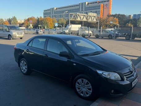 2009 Toyota Corolla X (E140, E150), чёрный, 870000 рублей, вид 3