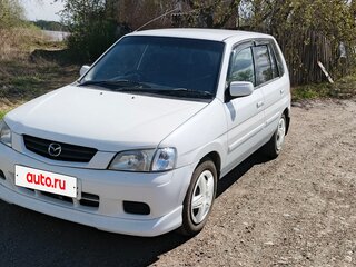 2000 Mazda Demio I (DW), белый, 315000 рублей, вид 2