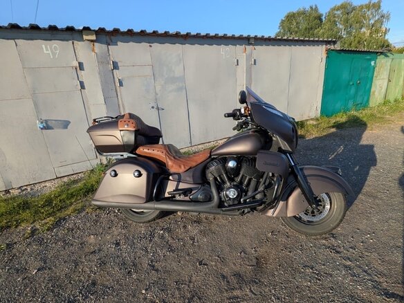 2016 Indian Roadmaster, коричневый, 1350000 рублей - вид 5
