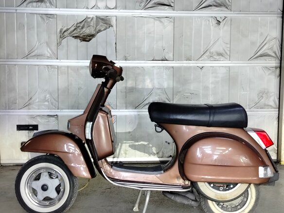 2013 Vespa PX 200, коричневый, 167000 рублей
