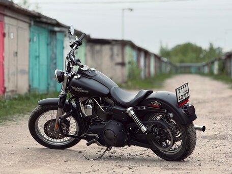2006 Harley-Davidson Street Bob, чёрный, 690000 рублей, вид 3