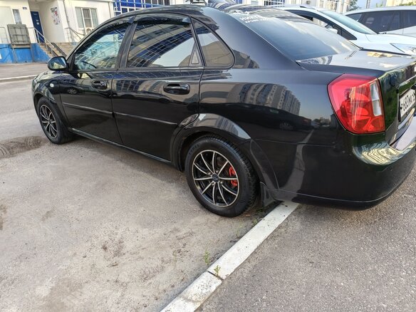 2007 Chevrolet Lacetti I, чёрный, 380000 рублей - вид 1
