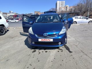 2013 Toyota Prius Alpha I (ZVW40/41), синий, 1100000 рублей, вид 2