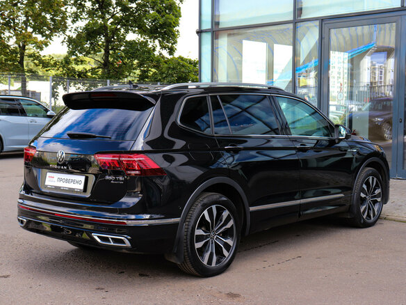 2023 Volkswagen Tiguan Allspace II Рестайлинг, чёрный - вид 3