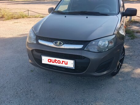 2014 Lada (ВАЗ) Kalina II, коричневый, 340000 рублей, вид 1
