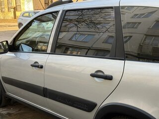 2015 Lada (ВАЗ) Kalina Cross II, серебристый, 455000 рублей, вид 4