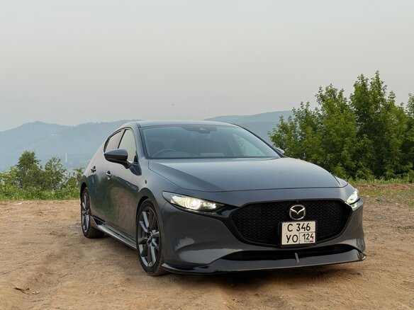 2019 Mazda 3 IV (BP), серый, 1600000 рублей - вид 6