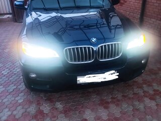 2013 BMW X6 40d I (E71) Рестайлинг, синий, 2600000 рублей, вид 2