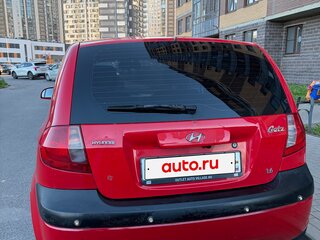 2008 Hyundai Getz I Рестайлинг, красный, 400000 рублей, вид 3