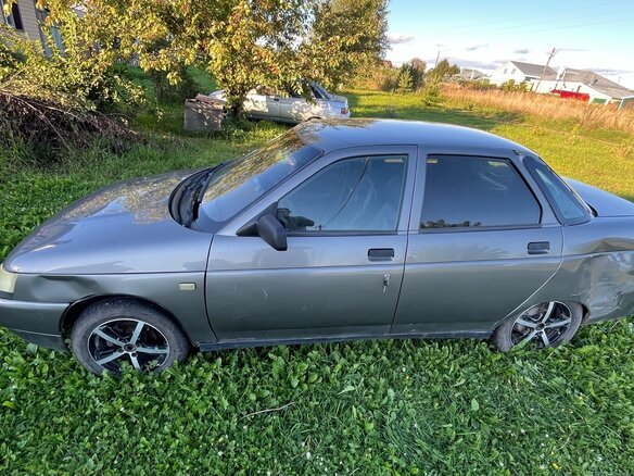 2007 Lada (ВАЗ) 2110, серый, 100000 рублей - вид 3