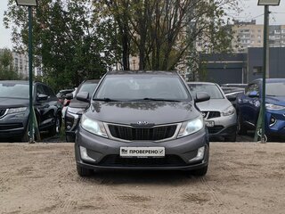 2014 Kia Rio 4-speed III, серый, 729000 рублей, вид 2