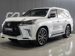 2021 Lexus LX 570 III Рестайлинг 2, белый, 14499000 рублей, вид 3