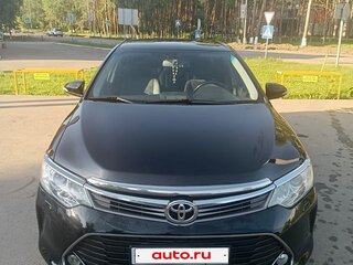 2016 Toyota Camry US Market VII (XV50) Рестайлинг, чёрный, 1900000 рублей, вид 3